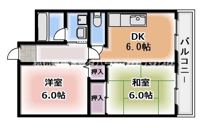 4階の間取り図
