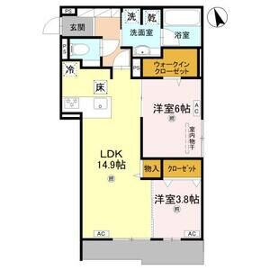 2階の間取り図