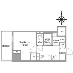 4階の間取り図