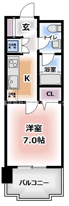 7階の間取り図