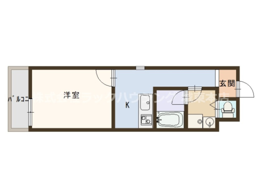 2階の間取り図