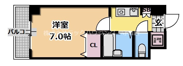 4階の間取り図