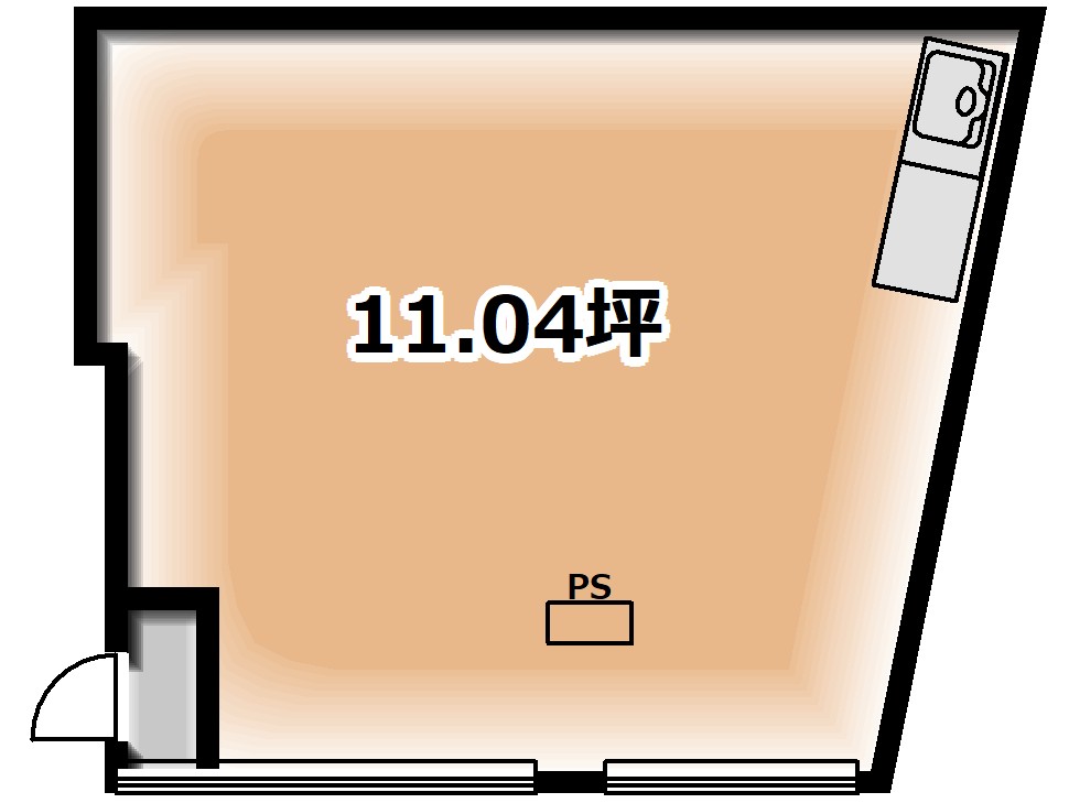 -階の間取り図