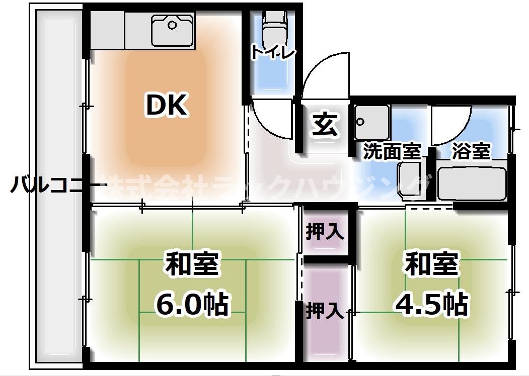 【お部屋探しはラックハウジングにお問合せ下さいませ】