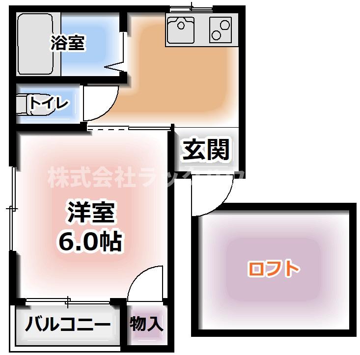 2階の間取り図