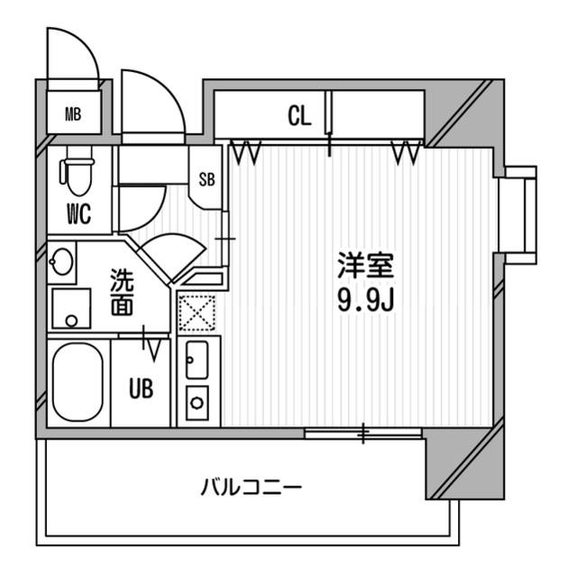 9階の間取り図