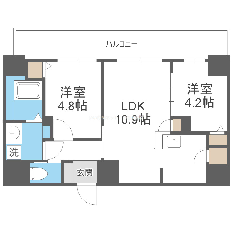 15階の間取り図