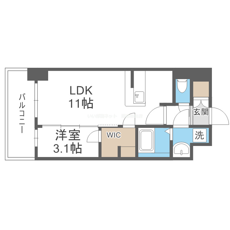11階の間取り図