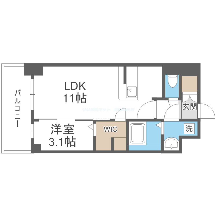 9階の間取り図