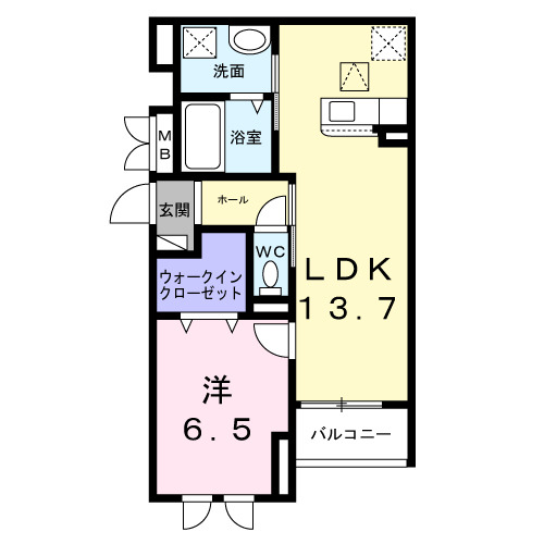 1階の間取り図