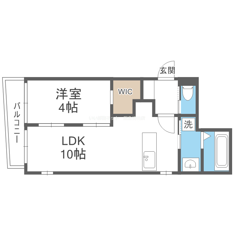 8階の間取り図