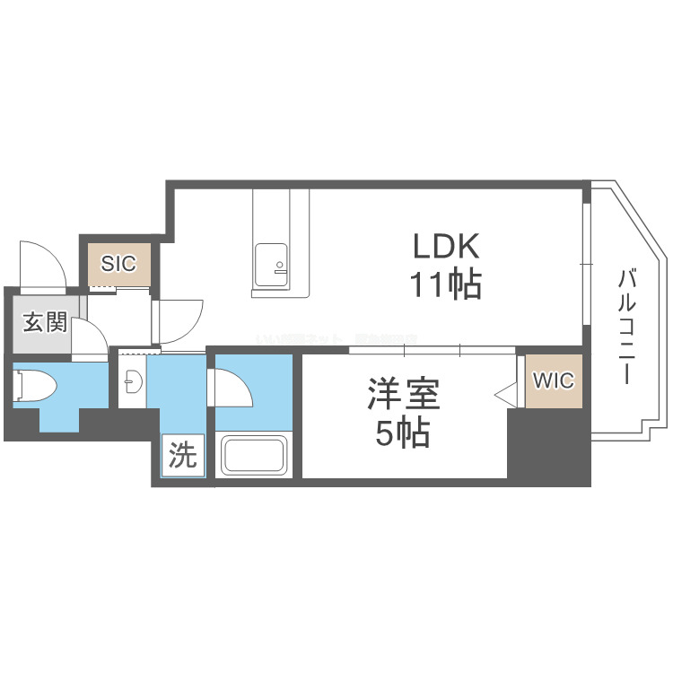 9階の間取り図
