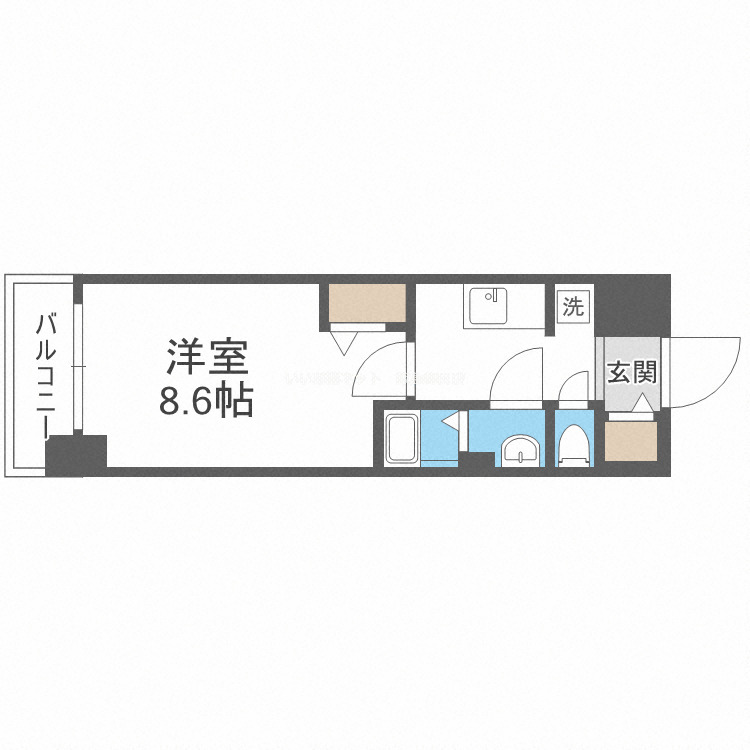 9階の間取り図