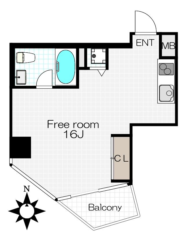 5階の間取り図