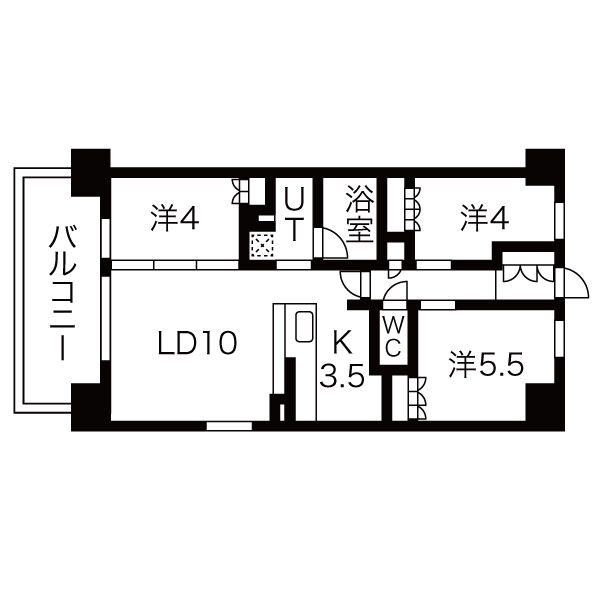 10階の間取り図