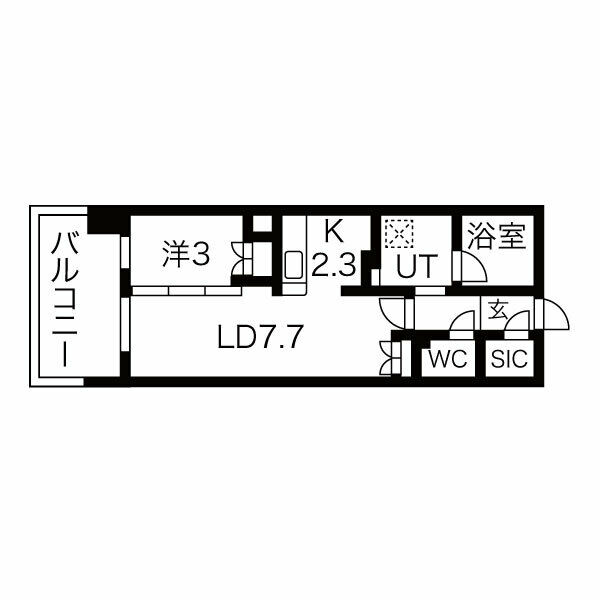 3階の間取り図