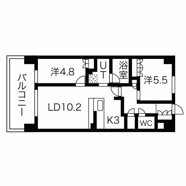 1階の間取り図