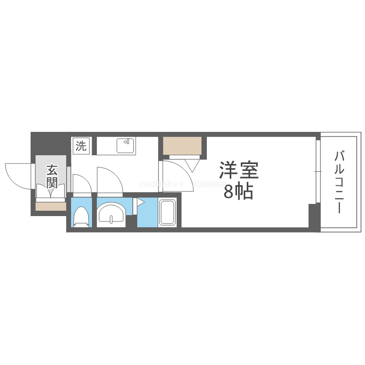 2階の間取り図