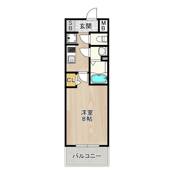 4階の間取り図