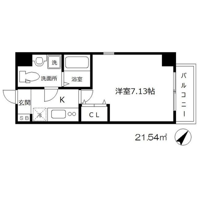4階の間取り図