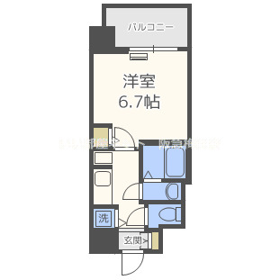 8階の間取り図