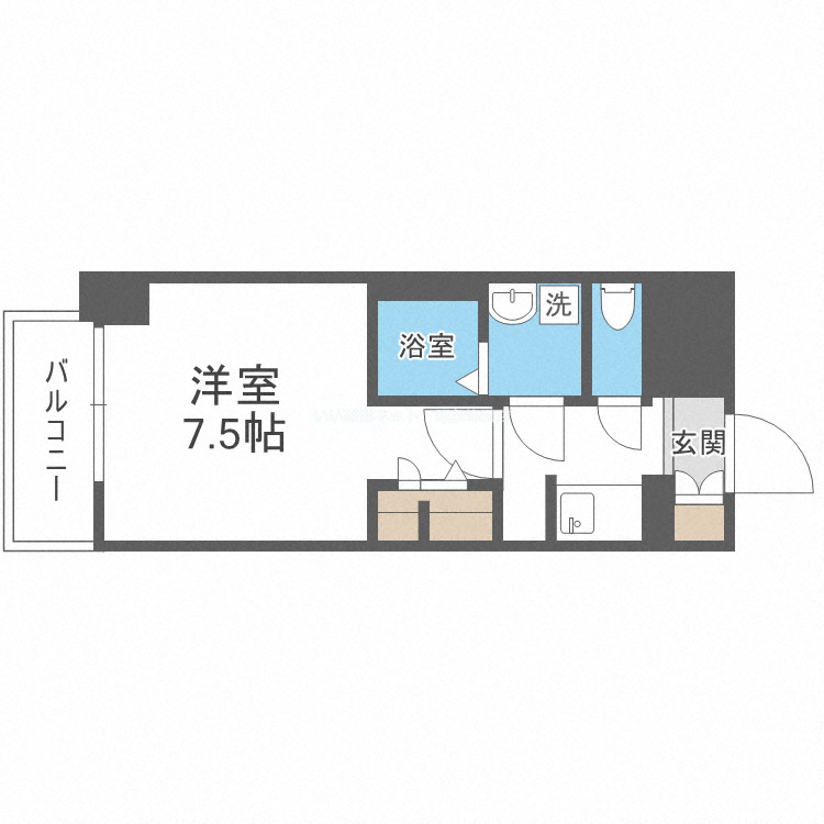 6階の間取り図