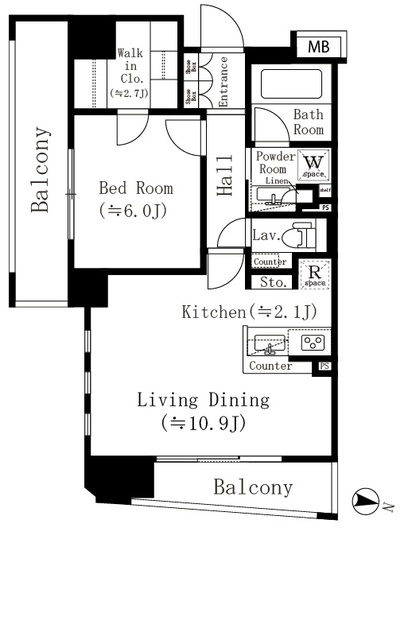 3階の間取り図