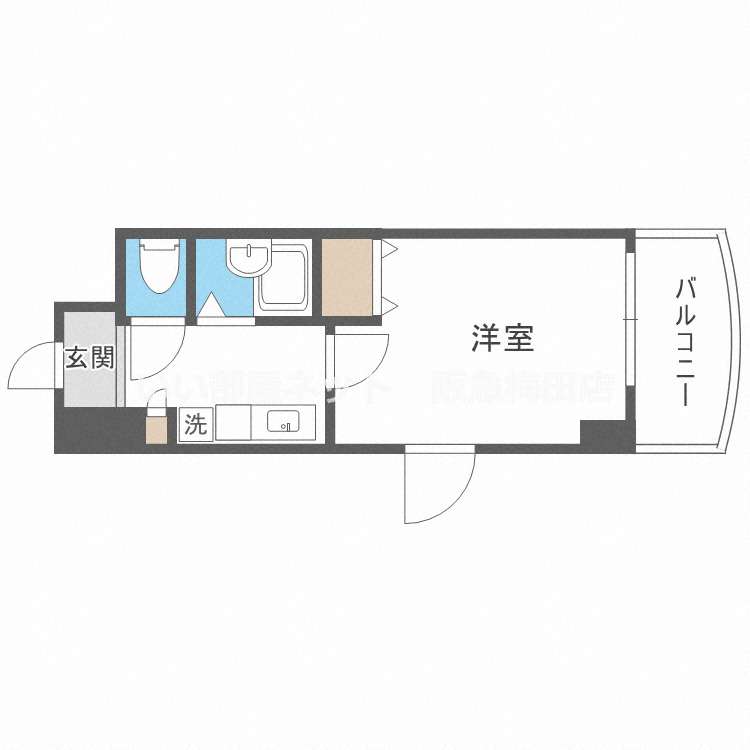 ※反転タイプになります。図面と現状が異なる場合は現状優先となります。