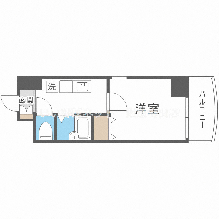 ※反転タイプになります。図面と現状が異なる場合は現状優先となります。