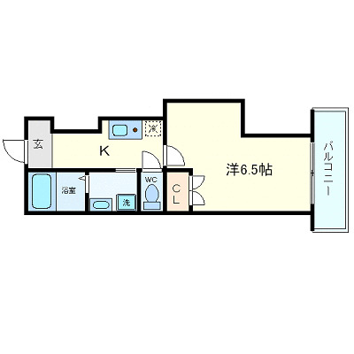 6階の間取り図