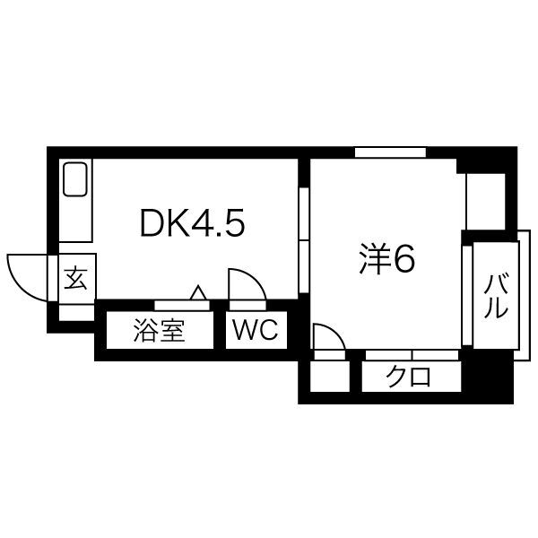 4階の間取り図