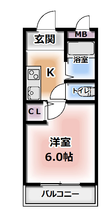 ※反転タイプになります。図面と現状が異なる場合は現状優先となります。