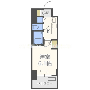 8階の間取り図