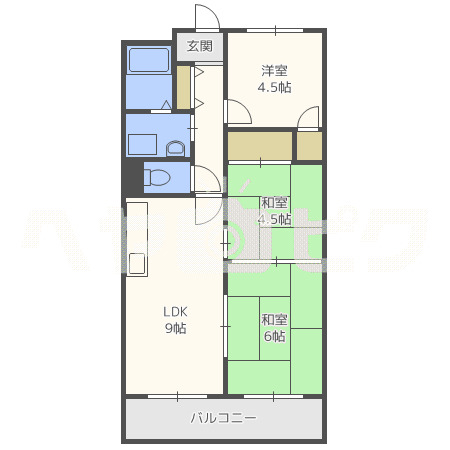 反転タイプとなります。