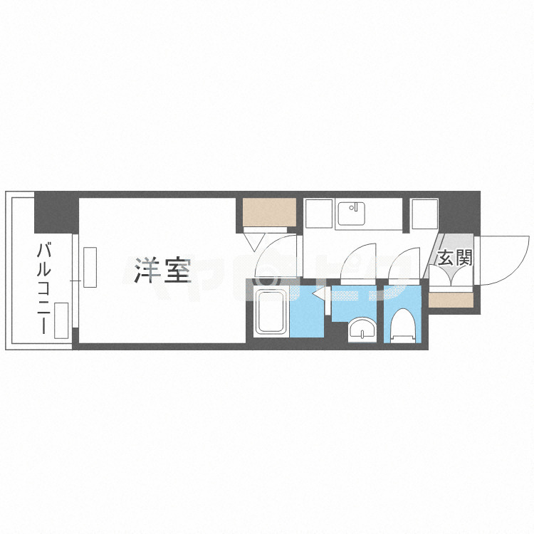 反転タイプとなります。図面と現状が異なる場合は現状優先となります。