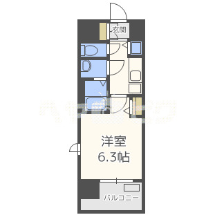 8階の間取り図