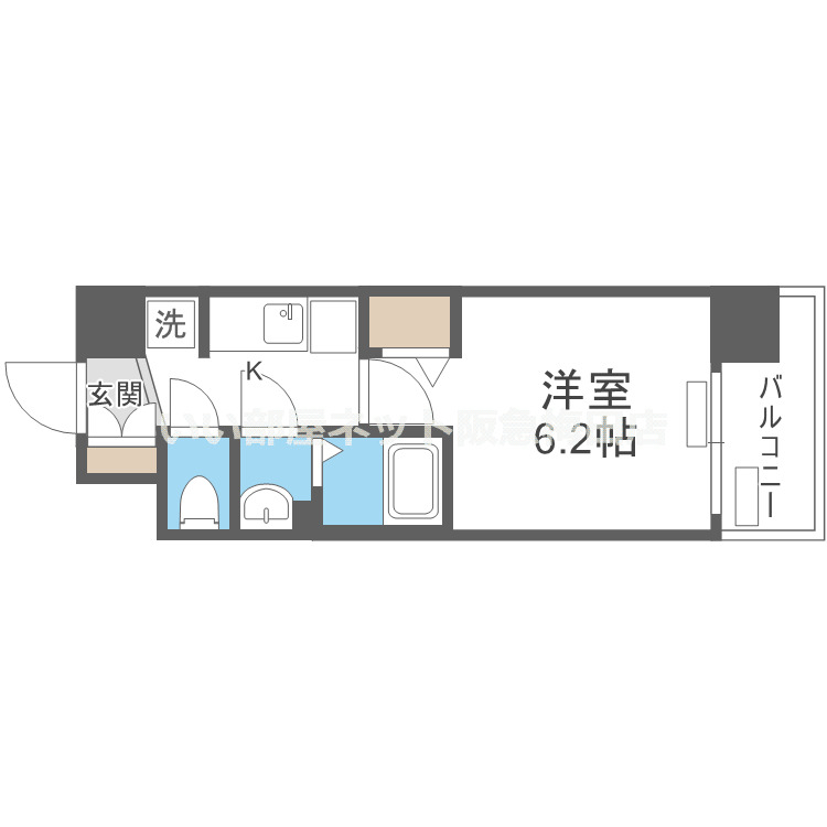 8階の間取り図