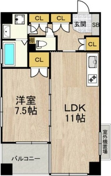 5階の間取り図