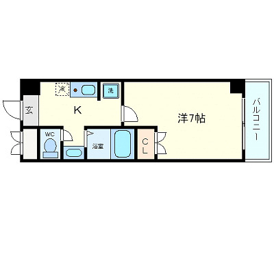 6階の間取り図