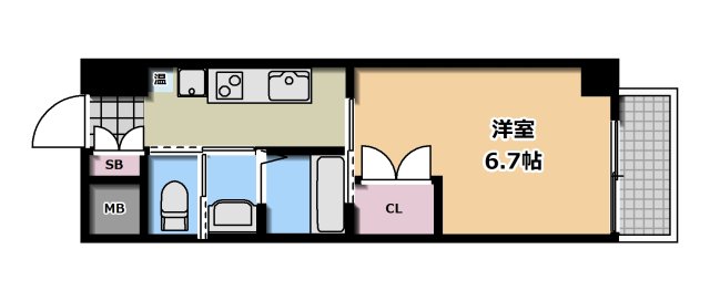 2階の間取り図