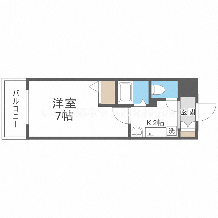 2階の間取り図