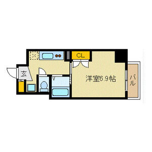 8階の間取り図