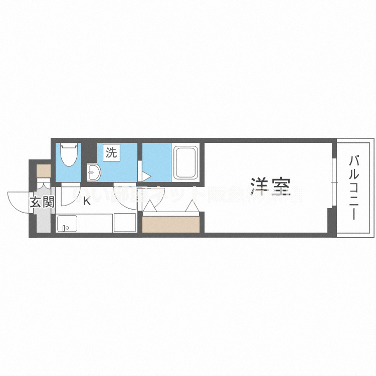 4階の間取り図