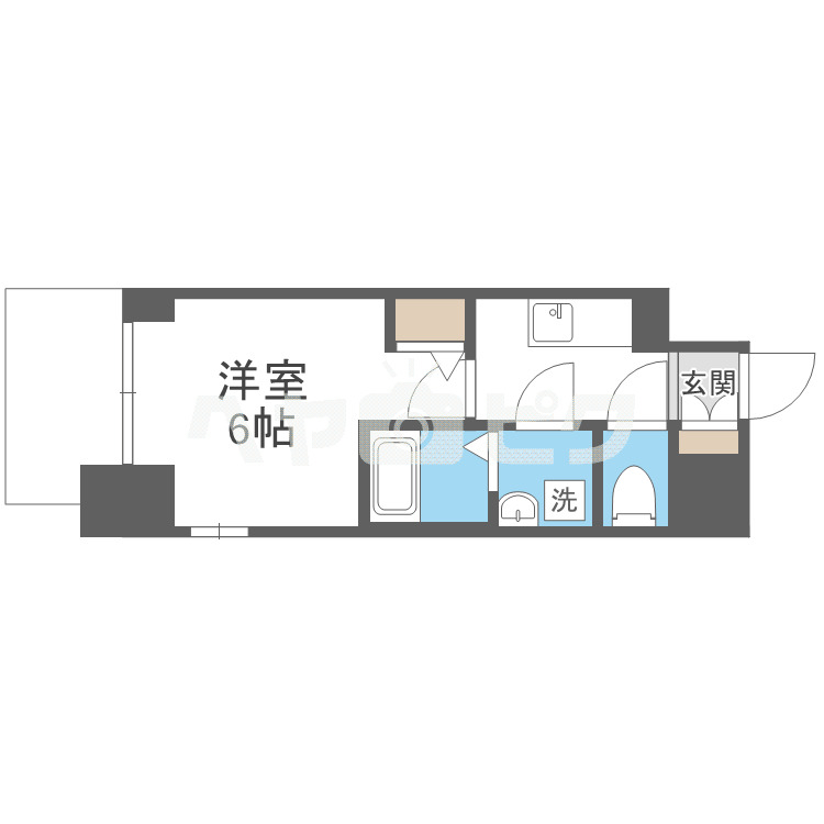 4階の間取り図