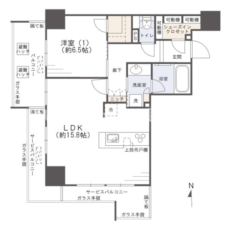 20階の間取り図