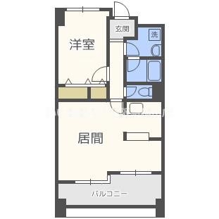 1階の間取り図