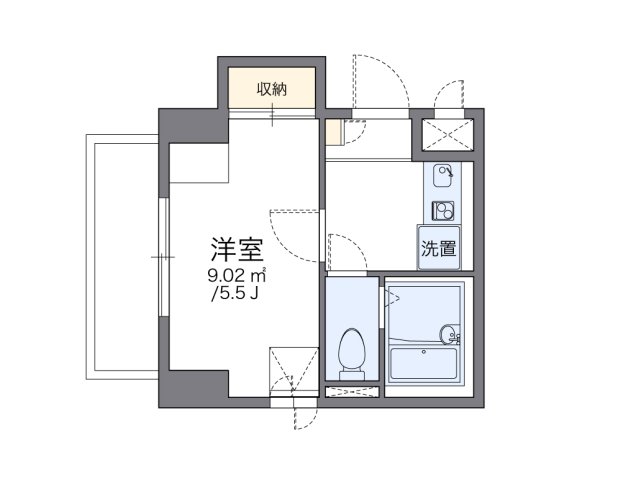 6階の間取り図