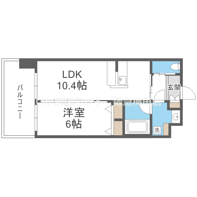 8階の間取り図