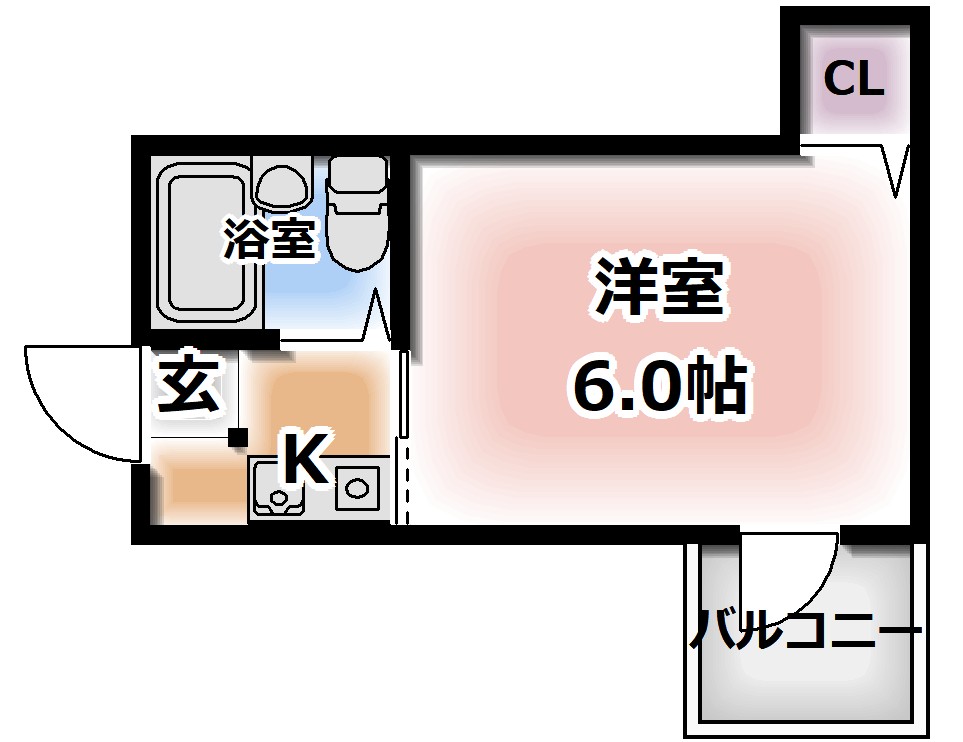 4階の間取り図