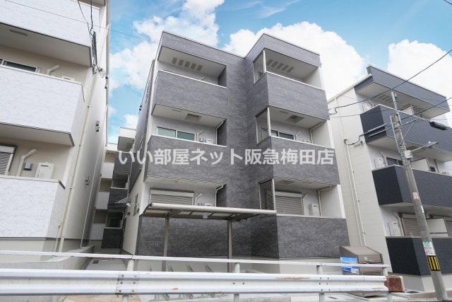 大阪市西淀川区出来島１丁目の賃貸アパートの外観
